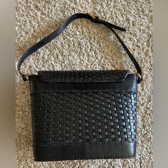 Woven Black Shoulder Bag vintage black shoulder bag - Picture 5 of 10